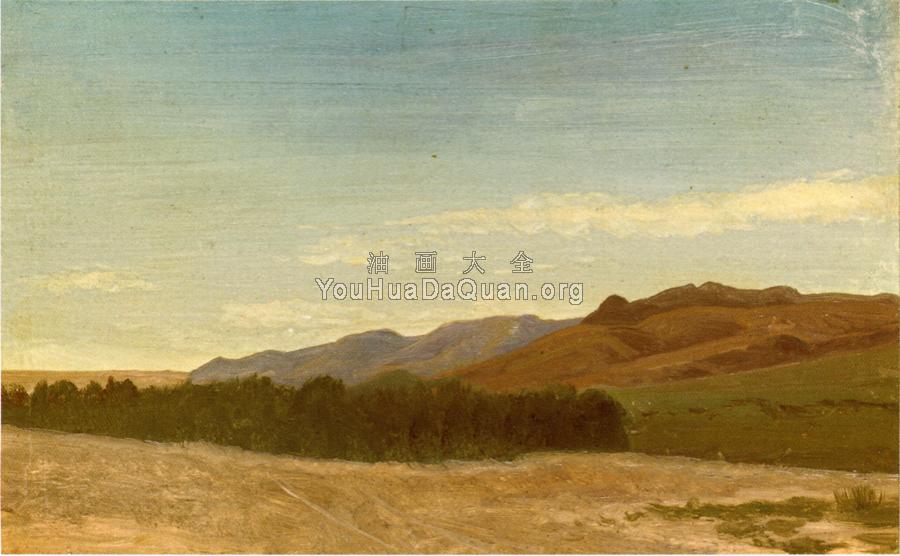 The Plains Near Fort Laramie - 阿尔伯特·比尔施塔特
